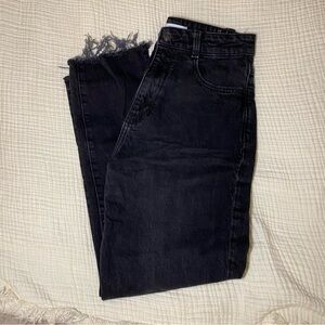 Zara loose fit high rise mom jean